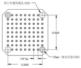 16x16 栅格孔夹具板