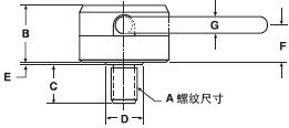 小型旋转式吊环螺栓